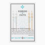 Ribbons of Faith Earrings
