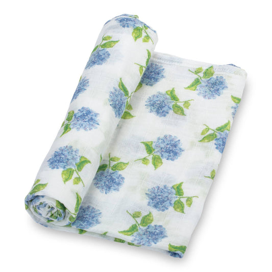 LollyBanks - You Had Me At Hydrangea Baby Swaddle Blanket