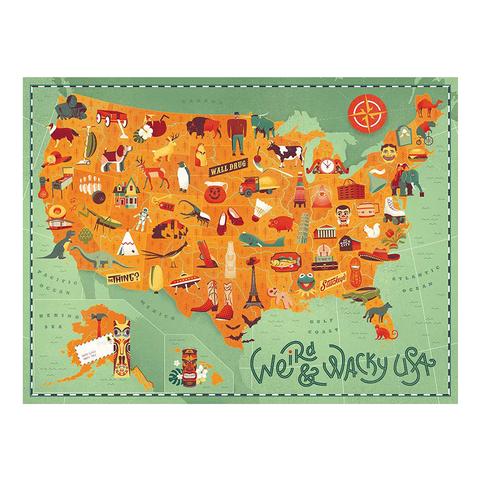 Weird & Wacky USA Puzzle